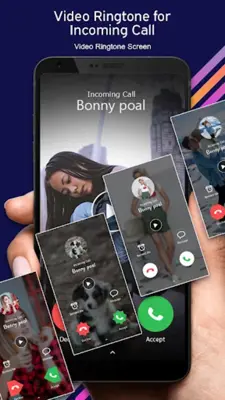 Video Ringtone For Incoming Ca android App screenshot 0