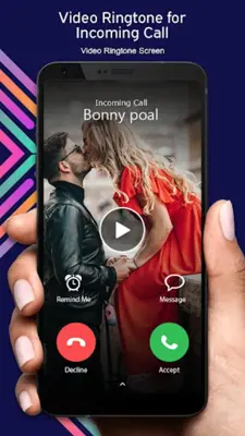 Video Ringtone For Incoming Ca android App screenshot 3